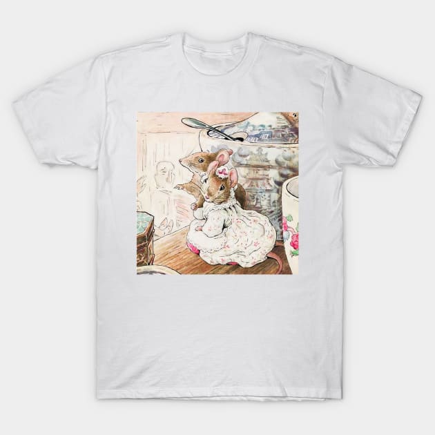 “The Mice Listened to the Tailor” by Beatrix Potter T-Shirt by PatricianneK